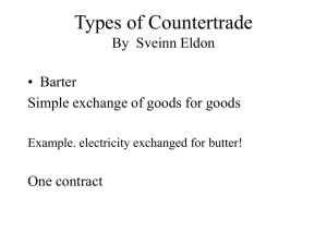 Types of Countertrade: Barter, Compensation & More