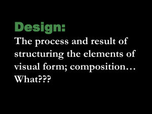 Principles of Design & Elements of Art Presentation