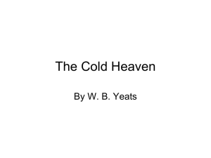 The Cold Heaven: Yeats Poetry Study Guide