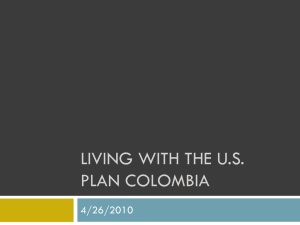 Living with the U.s. Plan Colombia