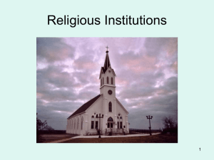 201.16 Religious Institutions