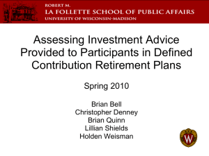 retirement - La Follette School of Public Affairs