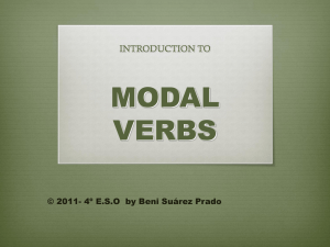Modal Verbs: English Grammar Presentation