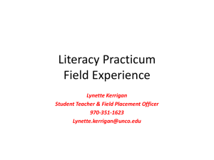 Literacy Practicum