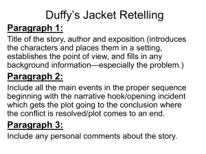 Duffy's Jacket Retelling Guide: Story Summary & Analysis