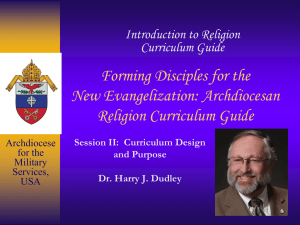 Dr. Harry Dudley - Archdiocese for the Military Services, USA
