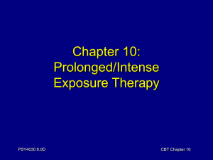 Prolonged Exposure Therapy: Flooding, EMDR & CBT Techniques