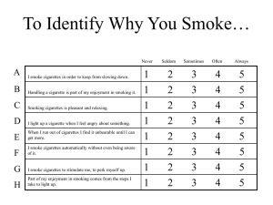 Smoking PowerPoint Handouts
