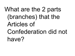 What is the first written plan of government