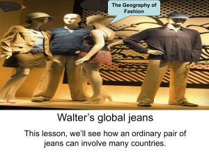 The Geography of Fashion