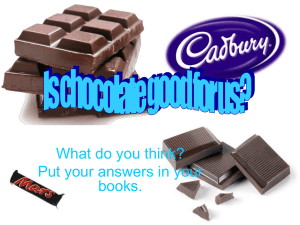 Is chocolate good for you
