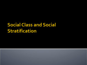 Social Stratification