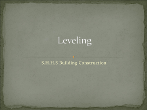 Leveling in Building Construction: Techniques & Instruments