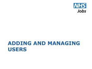 Managing users