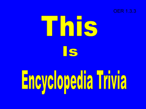 General Encyclopedia Ppt gr. 3-8