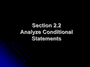 If-then Statement - Ms. Carrigg`s Website