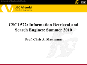 Course Introduction - Center for Software Engineering