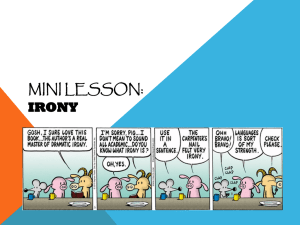 Irony: Definition and Types (Verbal, Dramatic, Situational)
