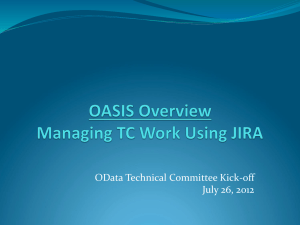 OASIS OData JIRA orientation