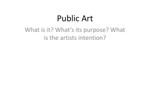 sculpture powerpoint - St Peter`s School Art Department