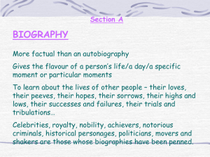 Biography - World of Teaching