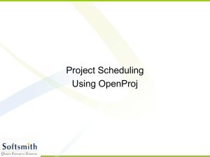 Project Scheduling with OpenProj: A Comprehensive Guide