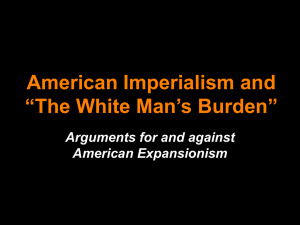 American Imperialism & "White Man's Burden" Cartoons