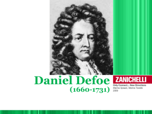 DANIEL DEFOE