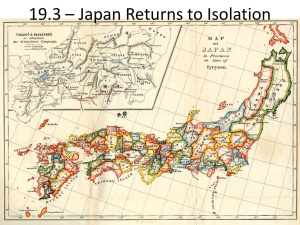 Japan's Isolation: Tokugawa Shogunate & Closed Country Policy