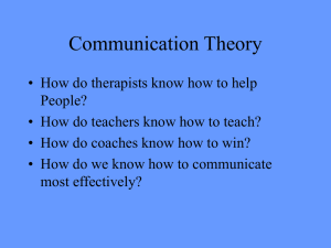 Communication Theory