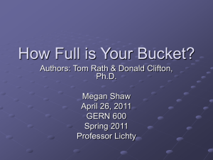 Sample Presentation - Megan Shaw`s E-Portfolio