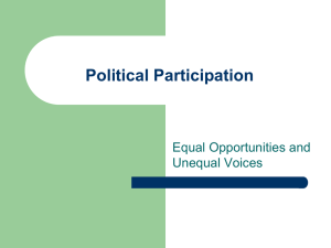 Political Participation