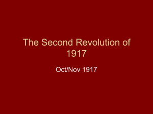 The Second Revolution of 1917