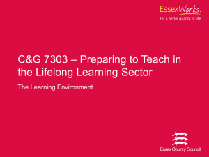 learning environments Powerpoint - Anqdevelopment1