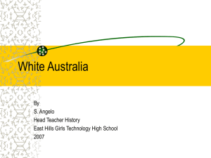 White Australia Policy: History, Racism, and Economics