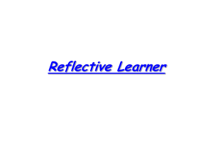 Reflective Learner
