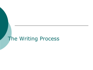 Writing Process