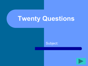 Quiz 1 Review game - Effingham County Schools