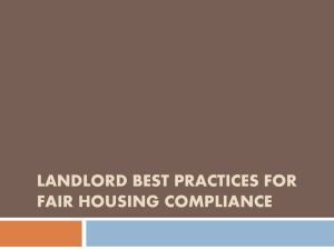 Landlord best practices