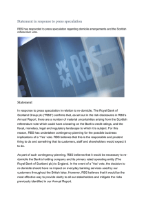 Statement in response to press speculation Statement