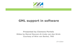 GML support in software