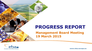 PROGRESS REPORT