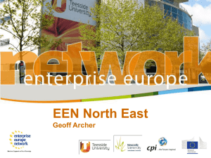 (EEN) – what is it? - Teesside University