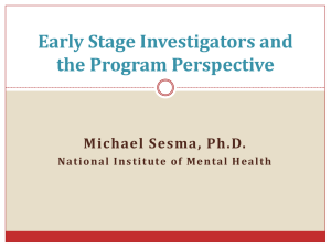 Part 2: Program Perspective