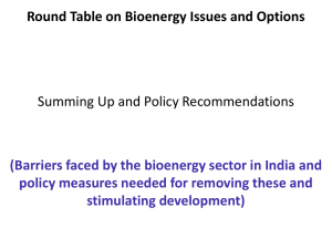 Summing Up and Policy Recommendations