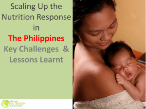 Philippines - Nutrition Cluster