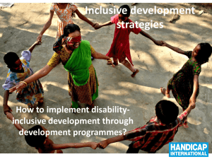 Inclusive development strategies