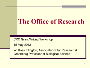 Introduction - Office of Research