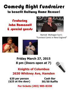 Comedy Night 201 - Halfway Home Rescue