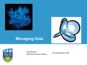 Managing Data